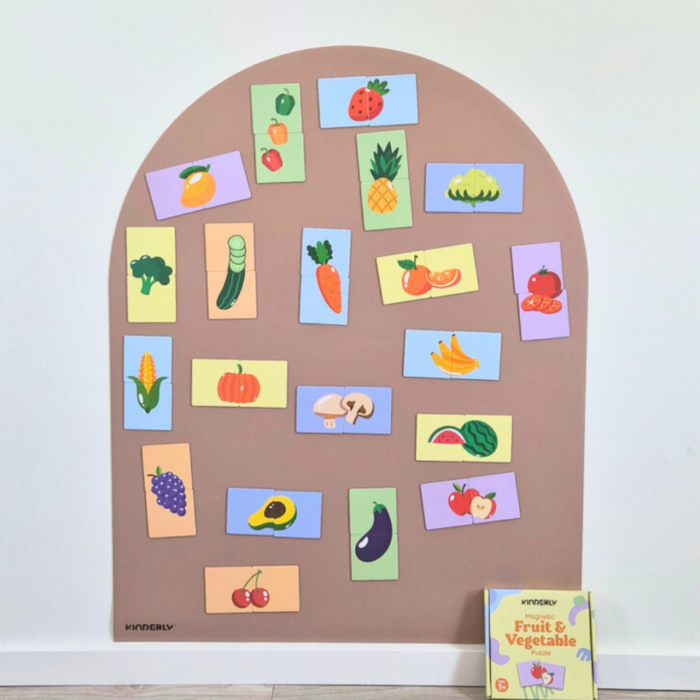 Magnetische Fruit & Groenten Puzzel - Kinderly