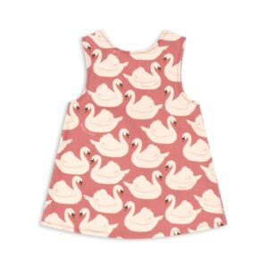 Magot Bow Dress - Swan Rose - Konges Slojd