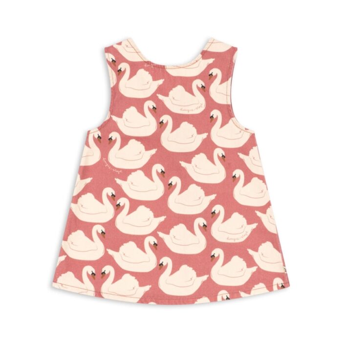 Magot Bow Dress - Swan Rose - Konges Slojd Magot Bow Dress - Swan Rose - Konges Slojd