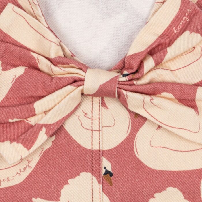 Magot Bow Dress - Swan Rose - Konges Slojd Magot Bow Dress - Swan Rose - Konges Slojd