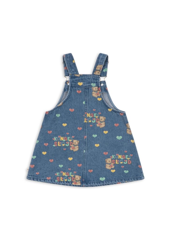 Magot Overall Dress - Teddy Coeur - Konges Slojd Magot Overall Dress - Teddy Coeur - Konges Slojd