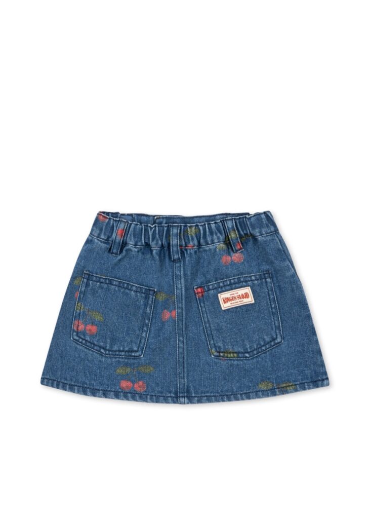 Magot Printed Skirt - Ma Grande Cerise Denim - Konges Slojd Magot Printed Skirt - Ma Grande Cerise Denim - Konges Slojd