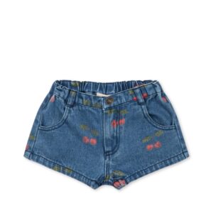 Magot Shorts - Ma Grande Cerise Denim - Konges Slojd