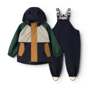 Manu Rainwear Set - Garden green multi mix - Liewood