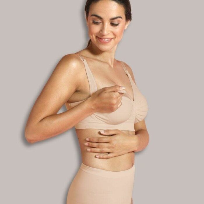 Meegroei- en Voedingsbeha met Carri-Gelbeugel - Beige - Carriwell Meegroei- en Voedingsbeha met Carri-Gelbeugel - Beige - Carriwell