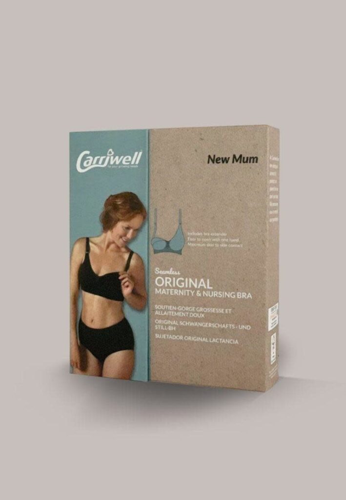 Meegroei-& voedingsbh Original - Zwart - Carriwell