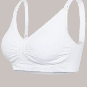 Meegroei - en Voedingsbeha Padded met Carri-Gelbeugel - Wit - Carriwell