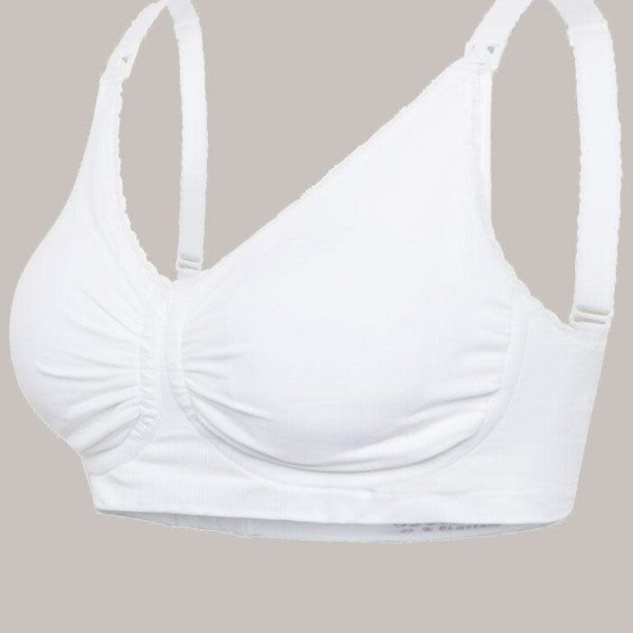 Meegroei - en Voedingsbeha Padded met Carri-Gelbeugel - Wit - Carriwell