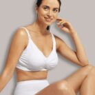 Meegroei - en Voedingsbeha Padded met Carri-Gelbeugel - Wit - Carriwell