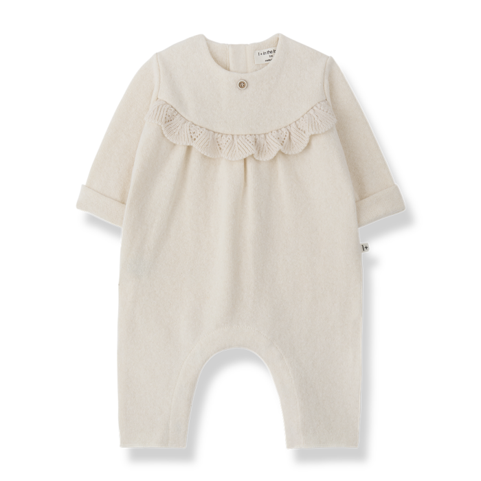 Merignac Jumpsuit - Ecru - 1+ In The Family Merignac Jumpsuit - Ecru - 1+ In The Family