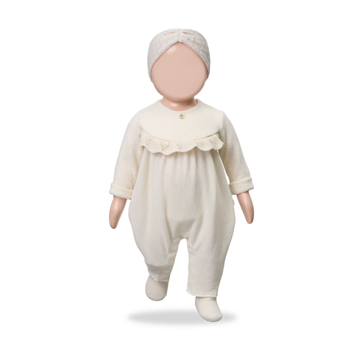 Merignac Jumpsuit - Ecru - 1+ In The Family Merignac Jumpsuit - Ecru - 1+ In The Family