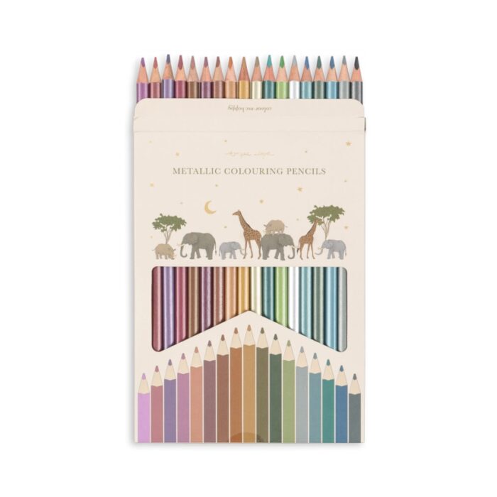 Metallic Coloring Pencils - Multi - Konges Slojd