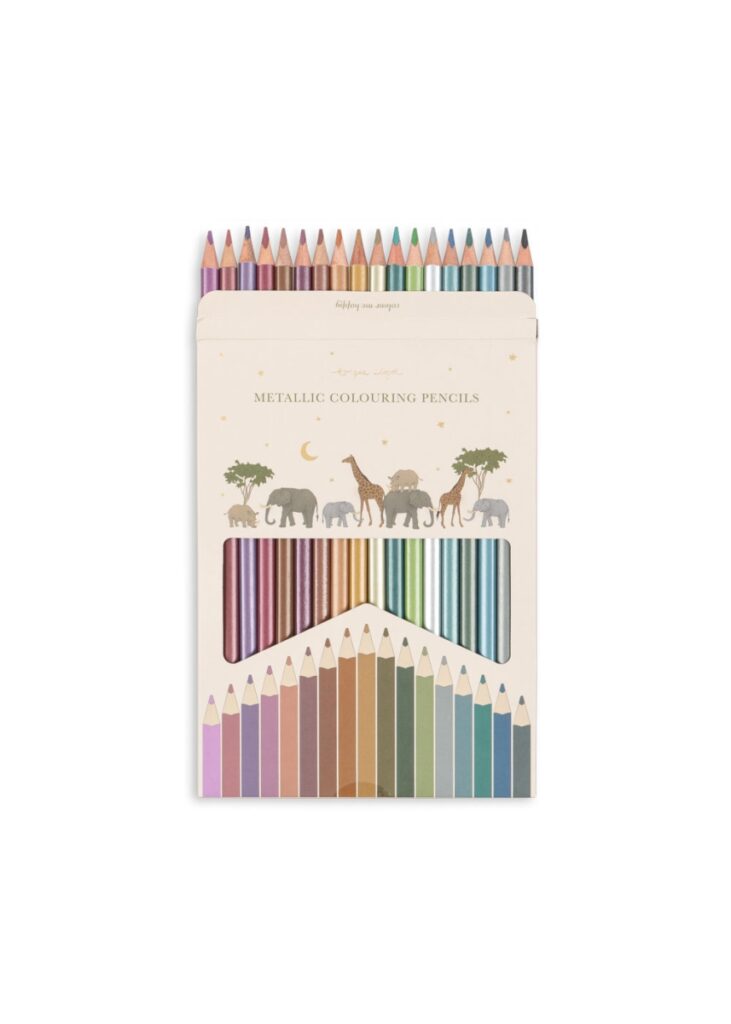 Metallic Coloring Pencils - Multi - Konges Slojd