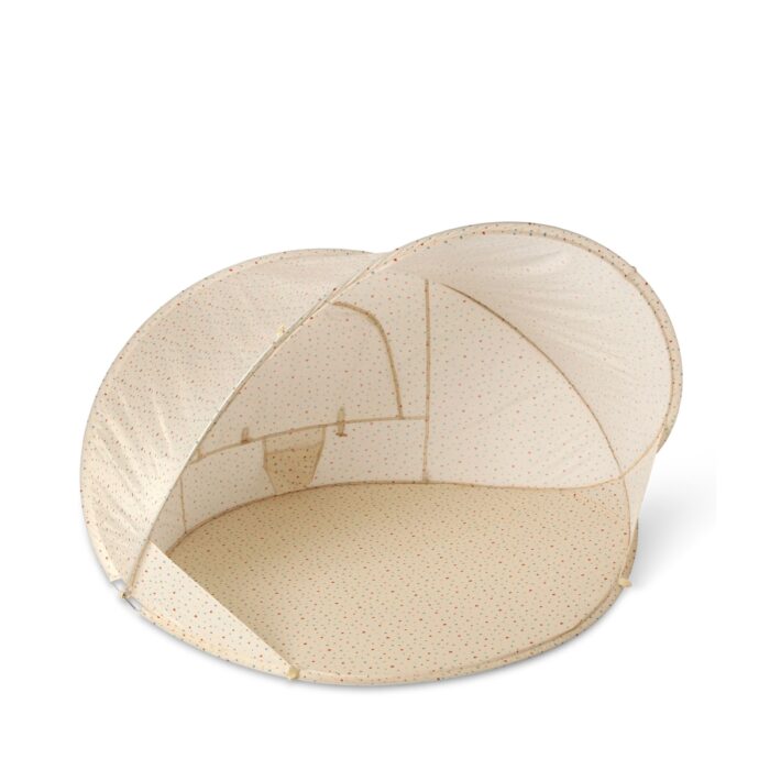 Mini Beach Tent Pop Up Uv50+ - Multi Hearts - Konges Slojd