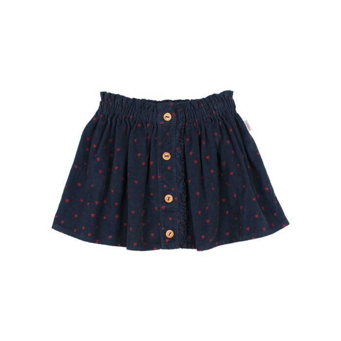 Mini Cuore Skirt - Navy - Buho