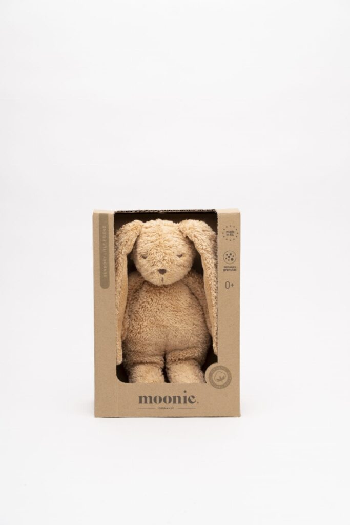 Mini Sensory Bunny Cappuccino - Moonie
