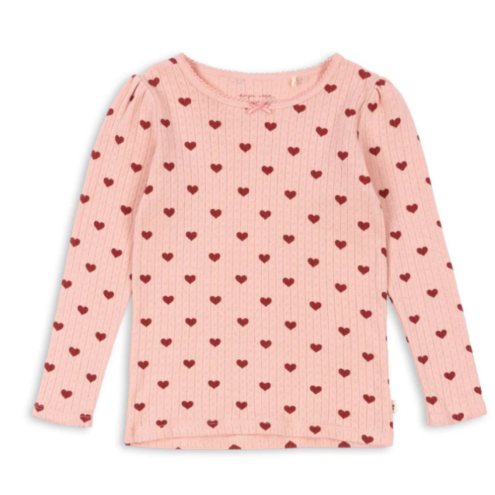 Minnie Blouse Gots - Amour Rouge - Konges Slojd Minnie Blouse Gots - Amour Rouge - Konges Slojd