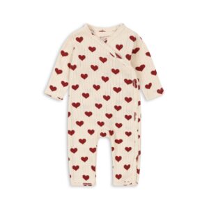 Minnie Newborn Onesie Gots - Amour Rouge - Konges Slojd