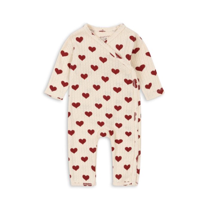 Minnie Newborn Onesie Gots - Amour Rouge - Konges Slojd