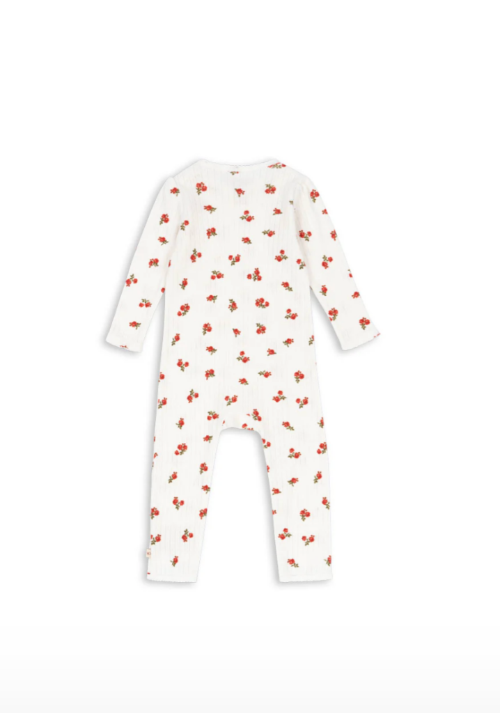 Minnie Newborn Onesie Gots - Rose Red - Konges Slojd