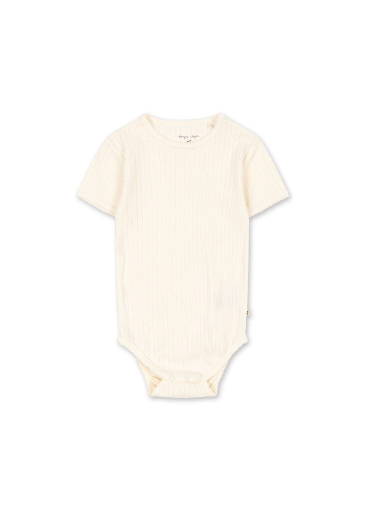 Minnie Short Sleeve Body - Antique White - Konges Slojd