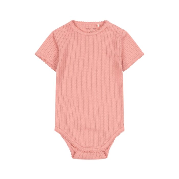 Minnie Short Sleeve Body - Rosette - Konges Slojd