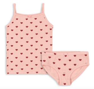 Minnie Underwear Gots - Amour Rouge - Konges Slojd Minnie Underwear Gots - Amour Rouge - Konges Slojd