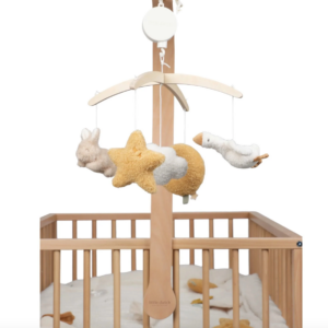 Mobieltje & mobieltjeshouder - Beige Newborn Natural - Little Dutch