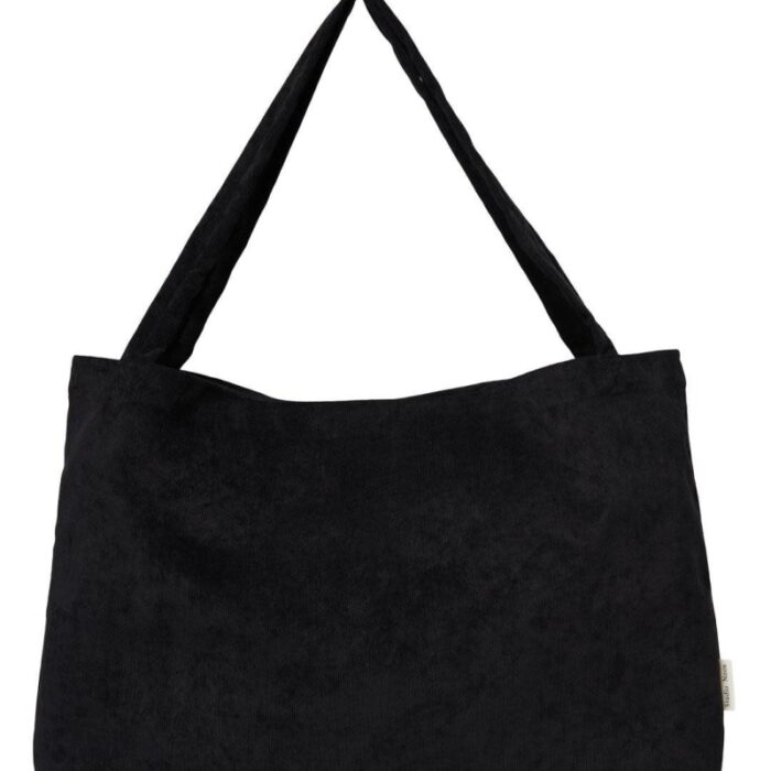 Mom Bag - All Black Rib - Studio Noos Mom Bag - All Black Rib - Studio Noos
