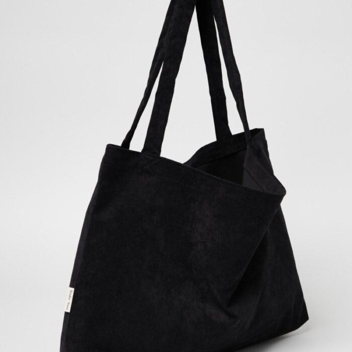 Mom Bag - All Black Rib - Studio Noos Mom Bag - All Black Rib - Studio Noos