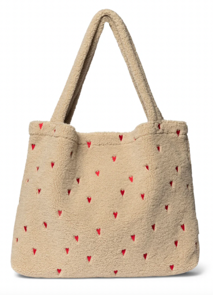 Mom Bag - Ecru Teddy Hearts - Studio Noos