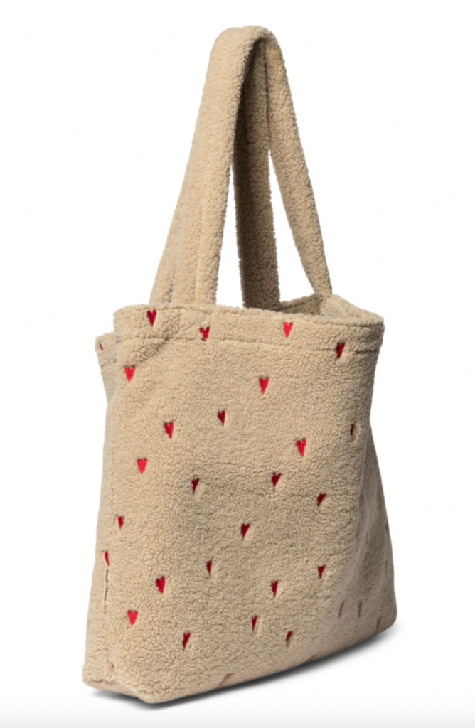 Mom Bag - Ecru Teddy Hearts - Studio Noos Mom Bag - Ecru Teddy Hearts - Studio Noos