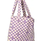 Mom Bag - Hay Checkerboard Violet - Studio Noos