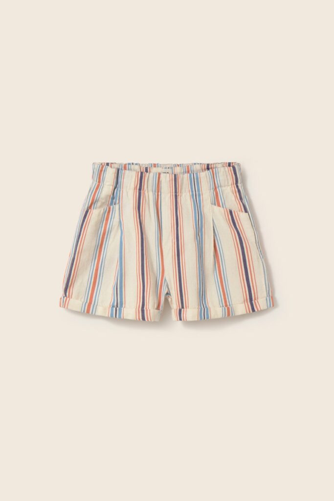 Muslin Shorts Roy - Stripes - My Little Cozmo