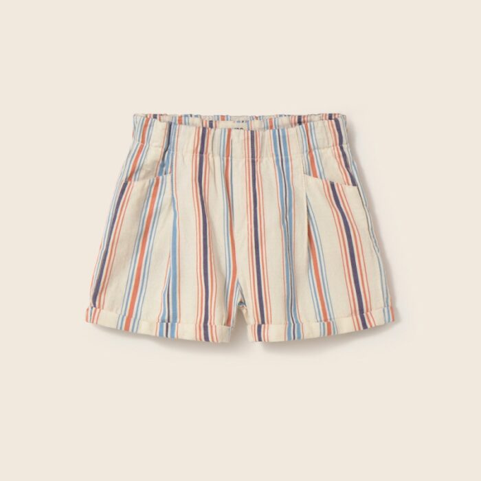 Muslin Shorts Roy - Stripes - My Little Cozmo Muslin Shorts Roy - Stripes - My Little Cozmo