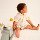 Muslin Shorts Roy - Stripes - My Little Cozmo
