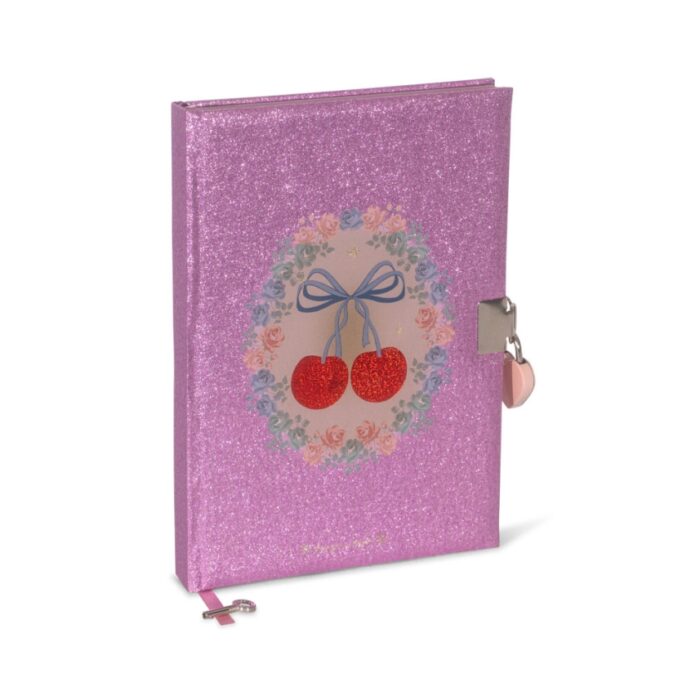 My Little Diary Fsc - Cherry Glitter - Konges Slojd