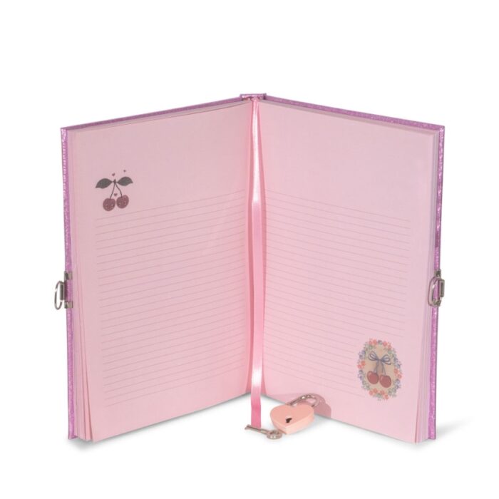 My Little Diary Fsc - Cherry Glitter - Konges Slojd