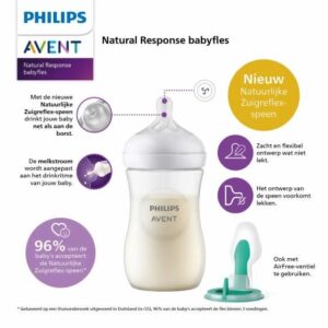 Natural 3.0 Glazen Zuigfles 120 ml - Avent