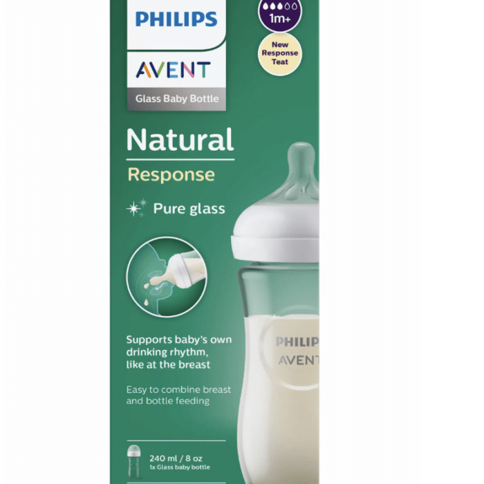 Natural 3.0 Glazen Zuigfles 240 ml - Avent