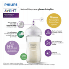 Natural 3.0 Glazen Zuigfles 240 ml - Avent