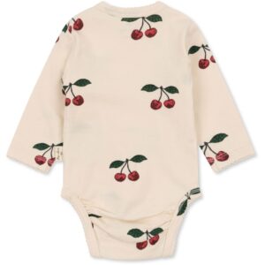 Newborn Overslagbody - Ma Grande Cerise - Konges Slojd Newborn Overslagbody - Ma Grande Cerise - Konges Slojd
