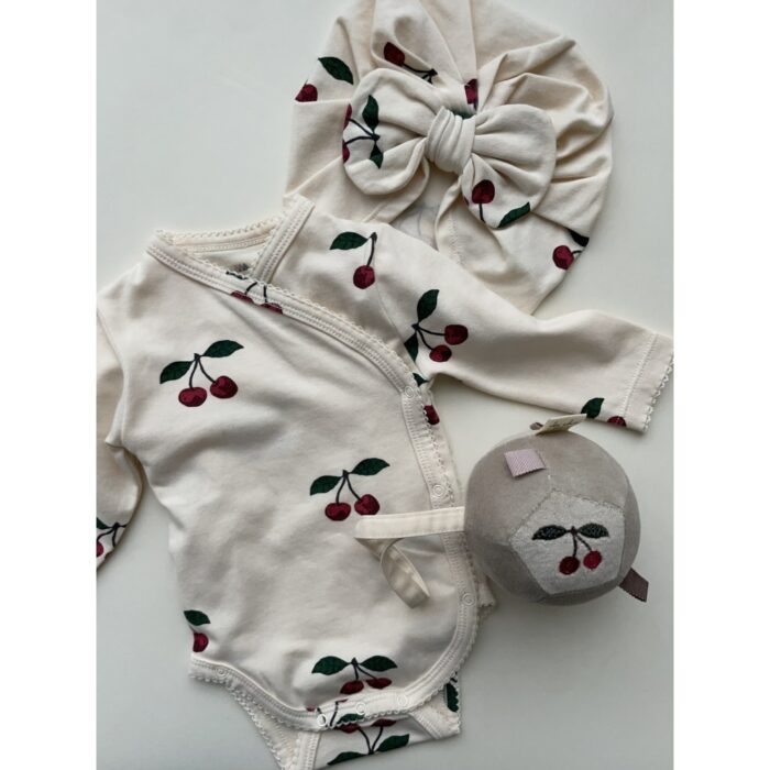 Newborn Overslagbody - Ma Grande Cerise - Konges Slojd