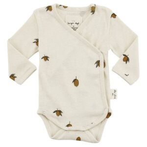 Newborn Overslagbody Lemon - Konges Slojd