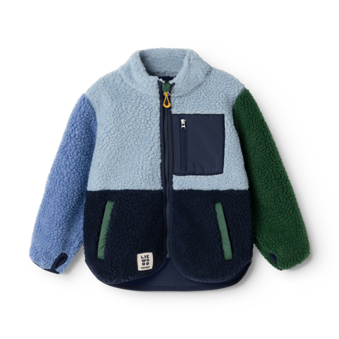 Nolan Pile Jacket - Classic navy multi mix - Liewood Nolan Pile Jacket - Classic navy multi mix - Liewood