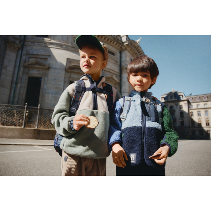 Nolan Pile Jacket - Classic navy multi mix - Liewood Nolan Pile Jacket - Classic navy multi mix - Liewood