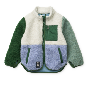 Nolan Pile Jacket - Dusty lavender multi mix - Liewood