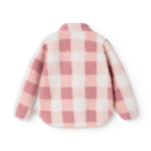 Nolan Pile Jacket - Mega Check / Rose blush - Liewood