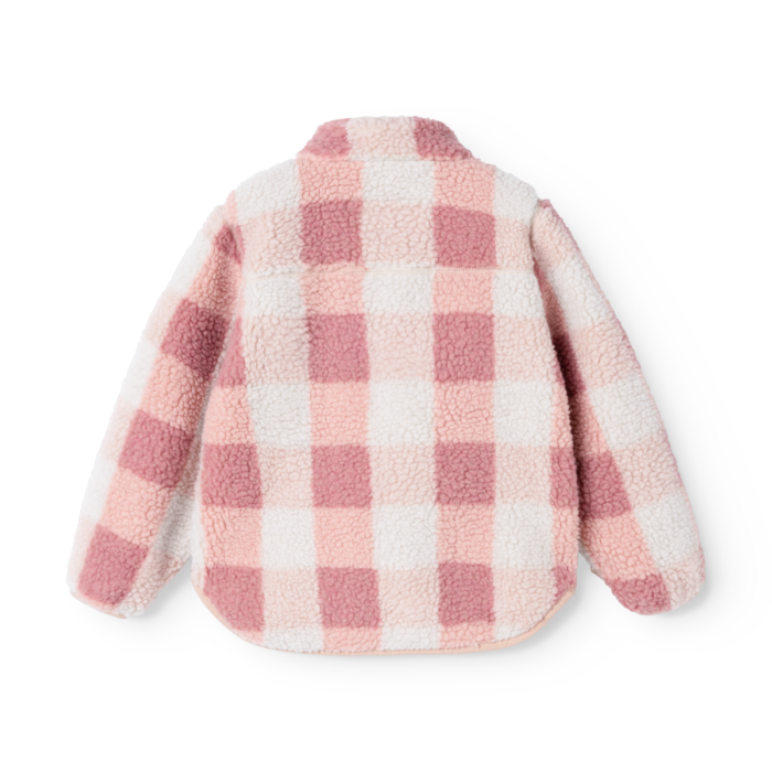 Nolan Pile Jacket - Mega Check / Rose blush - Liewood Nolan Pile Jacket - Mega Check / Rose blush - Liewood