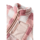 Nolan Pile Jacket - Mega Check / Rose blush - Liewood